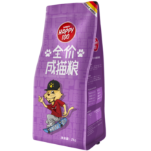 顽皮（Wanpy）全价猫粮 宠物主粮全价粮营养均衡 成猫猫粮2kg