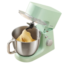 松下（Panasonic）【国家补贴】全自动厨师机和面机家用多功能料理机 4.3L大容量 揉面机 打蛋器 搅拌面包 MK-CM300