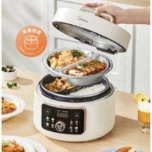 20点开始、PLUS会员：Midea 美的 鸳鸯系列 MY-4KK05 双胆电压力锅 4升