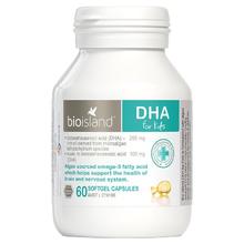 BIO ISLAND 佰澳朗德 婴幼儿海藻油DHA胶囊60粒
