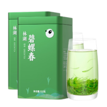 川红 碧螺春 2024新茶 特级绿茶浓香型150g*2盒