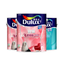 多乐士（Dulux）致悦竹炭抗甲醛五合一净味 抗菌乳胶漆室内墙漆 油漆涂料 A8146 15L套装 可调色（调色后不退换）