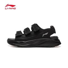 李宁 LI-NING 凉鞋男子2025夏季新款SOFT COCA凉拖舒适厚底防滑运动AGUV001