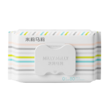 MillyMally 米莉马莉 湿纸巾 80抽 5包