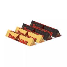 88VIP会员：瑞士三角 牛奶巧克力100g*3+含葡萄干100g*3 礼盒装