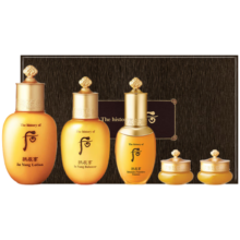 后Whoo拱辰享气韵生水乳霜护肤品5件套盒套装礼盒64ml 小样试用装