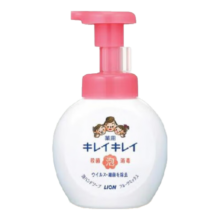 狮王（Lion）儿童抑菌泡沫洗手液500ml(水果香)消毒抑菌99.9%保湿滋润日本进口