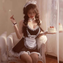 霏慕 Fee et moi 情趣女佣制服套装（发箍+颈环+连衣裙+围裙+T裤+手环+腿环）