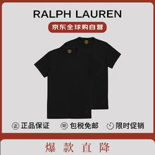RALPH LAUREN 拉夫劳伦 男装T恤短袖内搭2件装 714835960 001黑色 L
