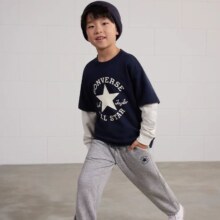 converse 【卫衣+长裤】匡威儿童套装卫衣裤子两件套男童运动休闲套装