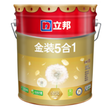 立邦乳胶漆金装净味五合一油漆室内墙漆家用自刷涂料墙面漆环保墙漆 【门店同款】18L面漆/约25kg