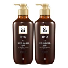 Ryo/吕韩国进口棕吕洗发水550ml*2瓶 固发强韧滋养护发头皮蓬松