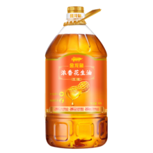 金龙鱼 浓香花生油压榨一级优选花生油家用食用植物油桶装 浓香花生油 4L