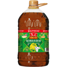 plus会员:鲁花 食用油 香飘万家系列 低芥酸浓香菜籽油 3.09L49.3元