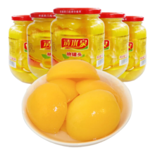 水果罐头黄桃罐头510g 1瓶