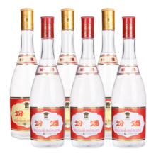 PLUS会员：汾酒 53度 红盖2+黄盖2+乳玻2  共475mL*6瓶