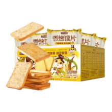 plus会员：三只松鼠 香烤馍片 450g