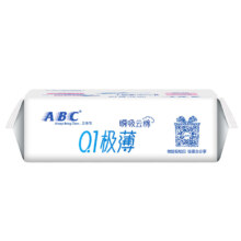 ABC卫生巾 超薄棉柔 285mm 8片