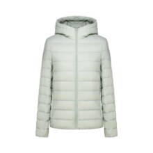 20点：雪中飞 轻薄羽绒服 女款 连帽短款 颜色任选