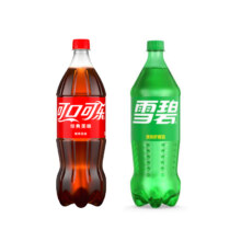 可口可乐1.25L+雪碧1.25L组合大瓶装碳酸饮料家庭装