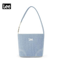 京东百亿补贴：Lee 摩登水洗丹宁手提水桶包 LE240070M-521 浅牛仔蓝