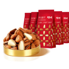 再降价、微信小程序：百草味  东北松子100g*5袋