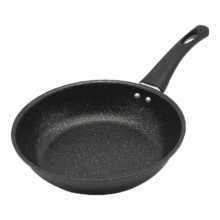 京喜 韩式麦饭石色不粘锅 黑色小煎锅 16cm