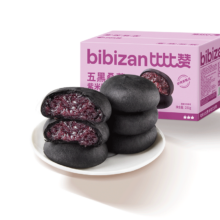 PLUS会员：比比赞（BIBIZAN）五黑桑葚紫米饼 600g/箱 *2件