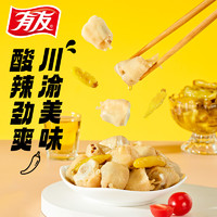有友 山椒筋骨棒428g泡椒鸡爪鸡肉零食夜宵追剧解馋量贩装