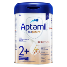爱他美（Aptamil）德国白金版新版铁罐 HMO婴儿配方奶粉 2+段 800g 效期26年11月