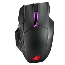 38节、plus会员：ROG 斯巴达X 无线游戏鼠标  双模多侧键鼠标 RGB 可换微动鼠标 19000DPI 黑色