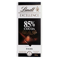 瑞士莲 EXCELLENCE特醇 85%可可黑巧克力 100g 排块装