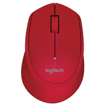 限移动端、京东百亿补贴：罗技 logitech M280 2.4G无线鼠标 1000DPI 红色