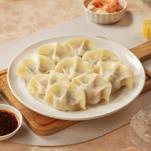 三全 虾皇饺 私厨水饺 精选高端食材 营养 速冻饺子方便速食 虾多多虾仁三鲜水饺400g