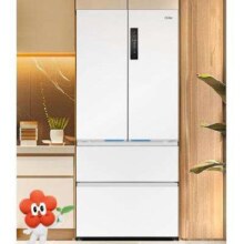 预售、限地区：Haier 海尔 BCD-503WGHFD14GYU1 小红花系列绽放版 法式多门冰箱 503升