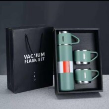 304不锈钢保温杯商务套装【一杯三盖礼盒套装】 500ml