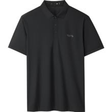 海澜之家 POLO衫男25新轻商务航天系列凉感短袖夏HNTPW2J073A 黑色V8 L 175/92A 137~150斤