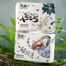 38节：洁柔抽纸 无极乌龙香 3层100抽24包＊3件