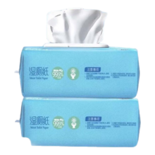 再降价：无敏亲肤湿厕纸 30抽*2包 170*130mm