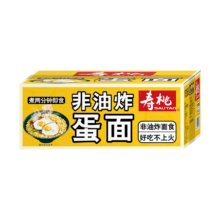 plus会员、需首购:寿桃 非油炸蛋面条1200g/箱+凑单品