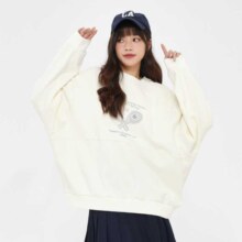 美特斯邦威 秋季女学院风百搭针织套头衫时尚休闲女式卫衣