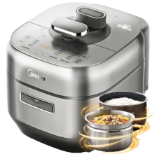 PLUS会员：Midea 美的 电压力锅 IH电磁加热 5L MY-S5881F