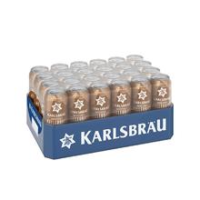 卡斯布鲁 KARLSBRAU 窖藏拉格啤酒（浑浊型） 500ml*24听 德国原装进口