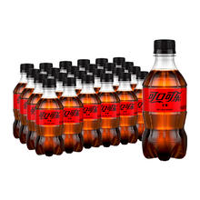 可口可乐 Coca-Cola 碳酸饮料无糖300ml*24瓶