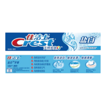 佳洁士牙膏 多效修护清新牙膏清凉薄荷型去牙渍含氟盐白草本男女 盐白牙膏90g