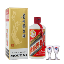 15日20点开始、限300件：茅台（MOUTAI）飞天 53度 贵州飞天茅台 酱香型白酒 500ml（海外版带杯）1499元
