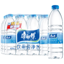 需首购、plus：康师傅 饮用纯净水 550ml*24瓶