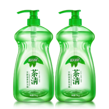 再降价、PLUS会员：蓝月亮 茶清洗洁精1kg*2瓶
