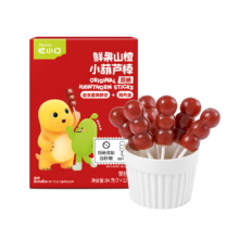 38节、PLUS会员：英氏 山楂小葫芦棒 0添加白砂糖 原味84g*3件