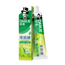 plus会员：DARLIE 好来茶倍健龙井绿茶牙膏 190g8.81元